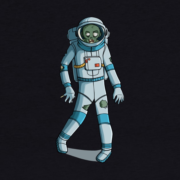 Zombie in astronaut costume by Kanvasdesign